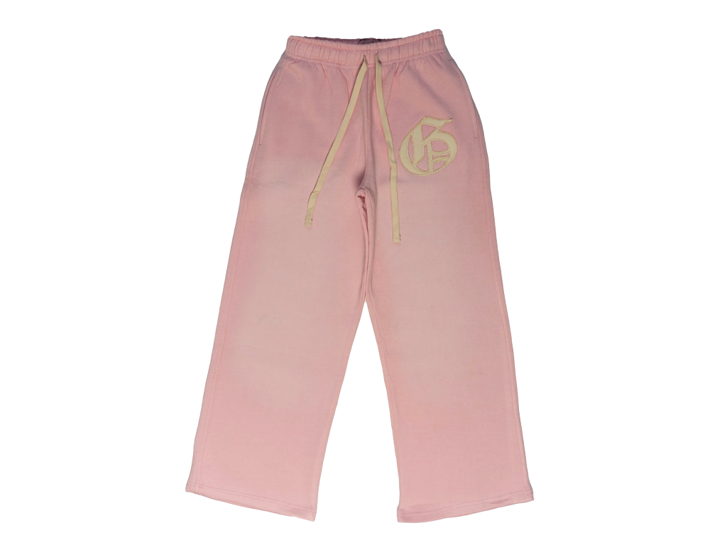Pink Acid Wash Pants